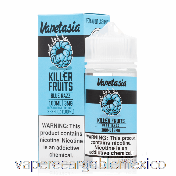 Vape Recargable Blue Razz - Vapetasia - 100ml 0mg